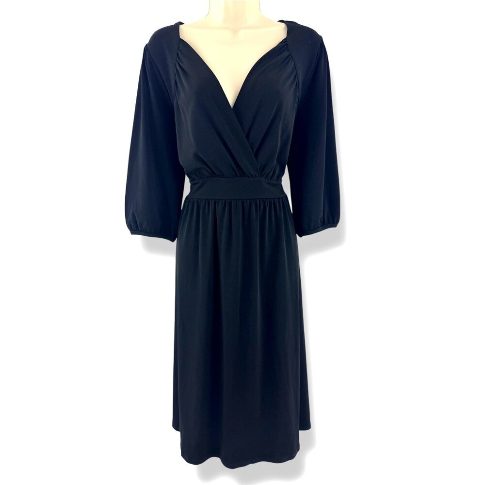 Little Black Dress with Tie Size XL 16-18‎ 1X Plus Size Timeless Classic Wedding